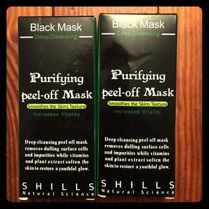 SHILLS BLACK MASK - Purifying peel off mask (x2)