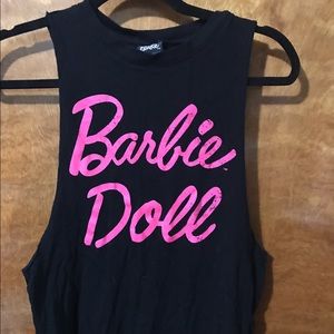 Barbie doll long arm muscle shirt