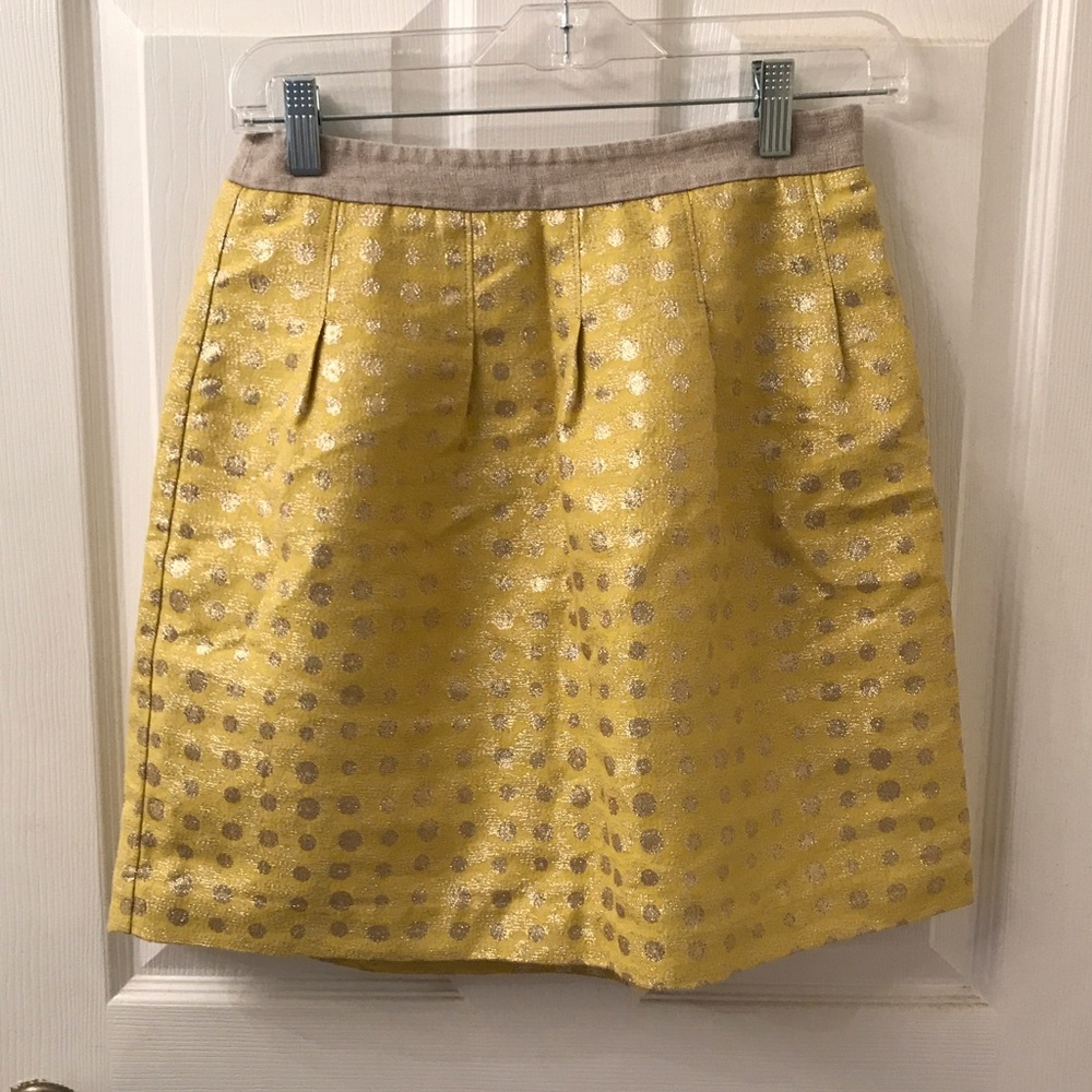 Metallic LOFT Mini Skirt