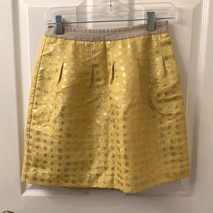 Metallic LOFT Mini Skirt