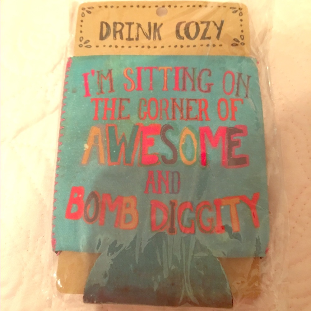 Drink koozie from Anthropologie!