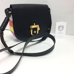 Paula Cademartori Black Multicolor Shoulder Bag