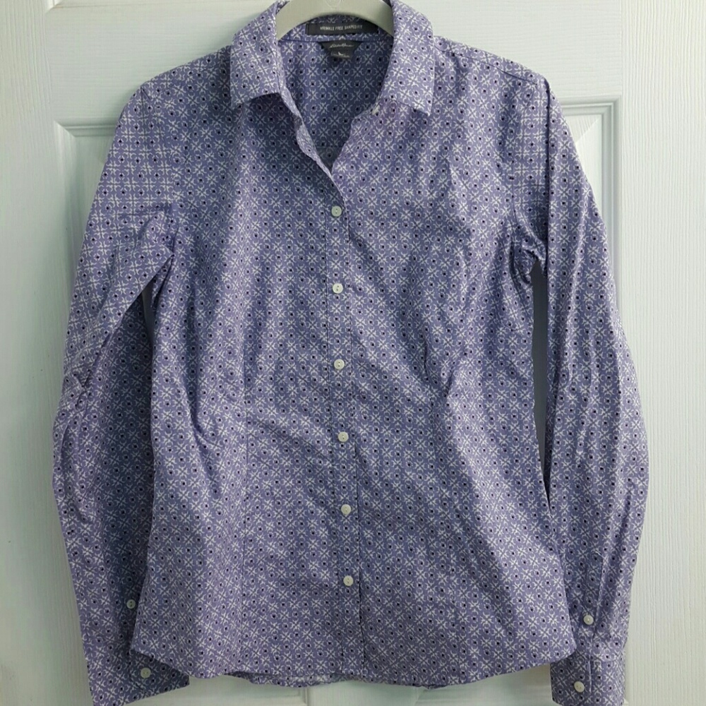 Wrinkle-Free Long-Sleeve Shirt - Print