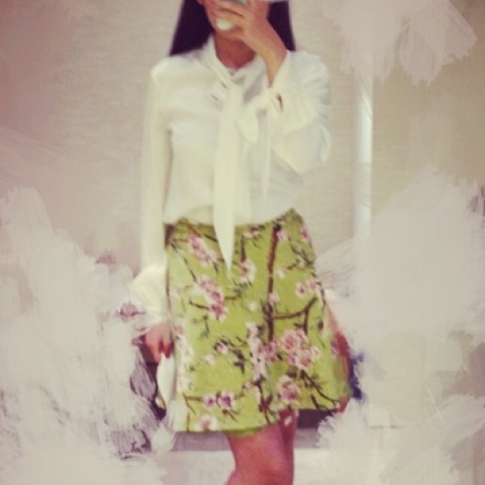 Alexander McQueen white blouse