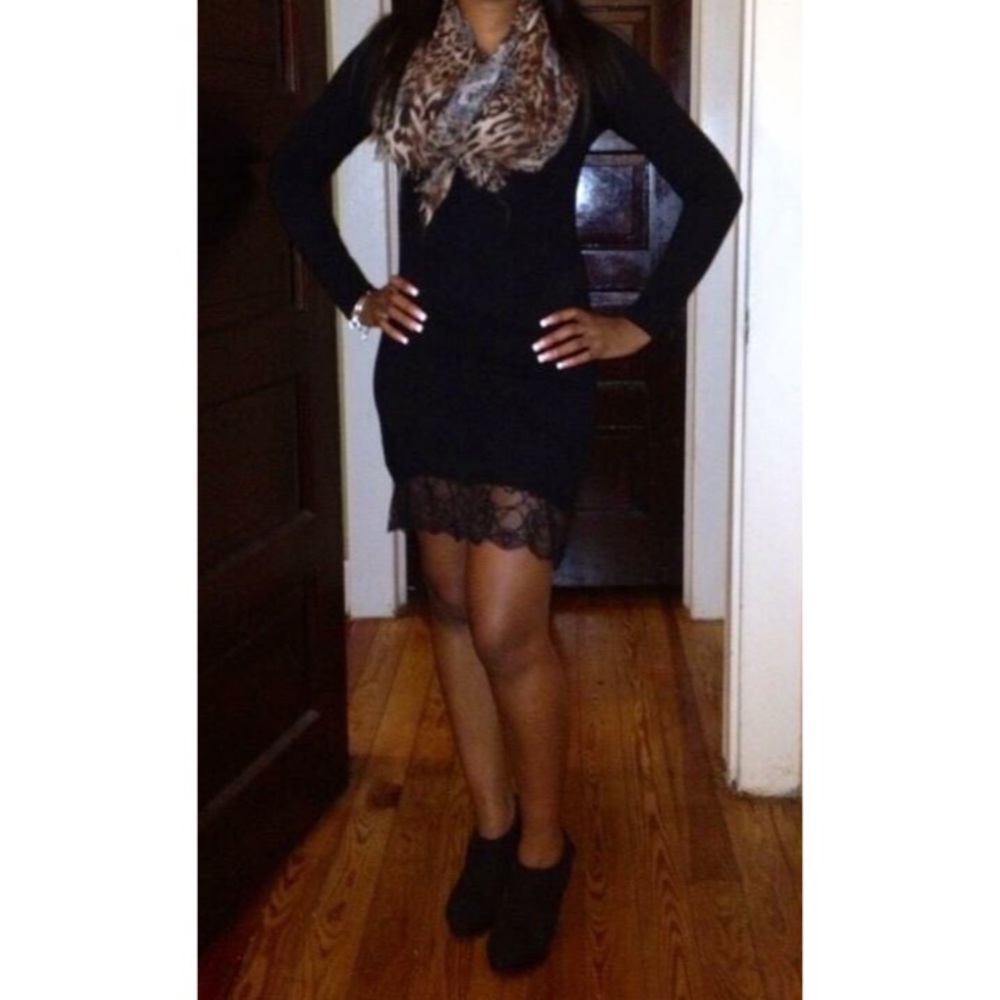 Black Sweater Dress