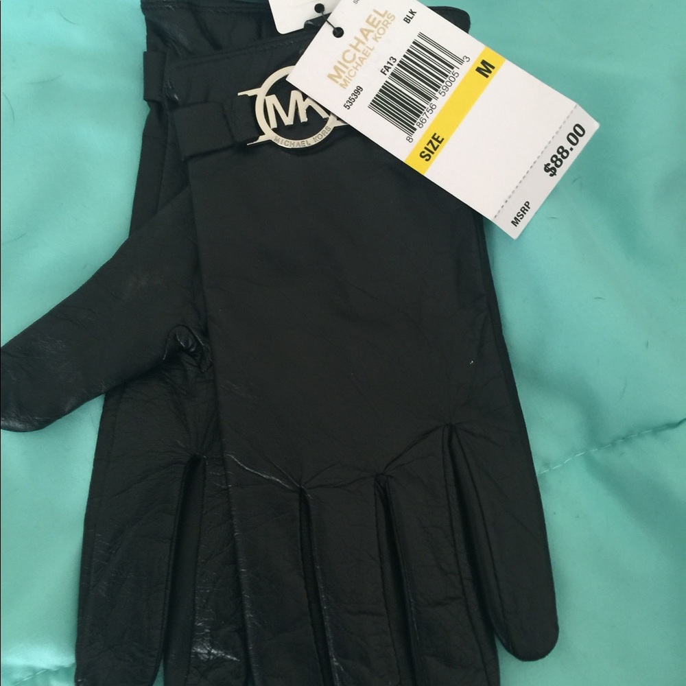 Two pair Michael Kors Leather Gloves
