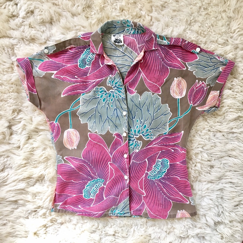 Vintage Floral Top