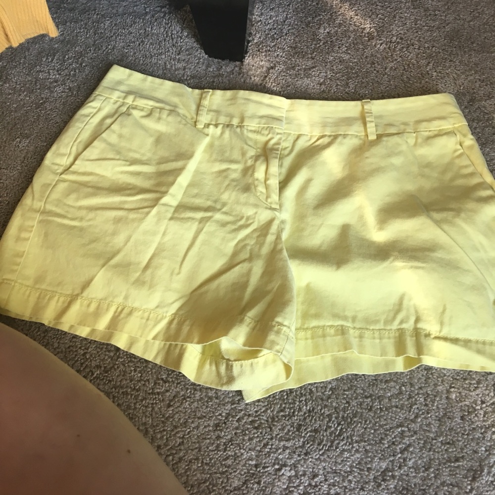 Loft yellow riviera shorts