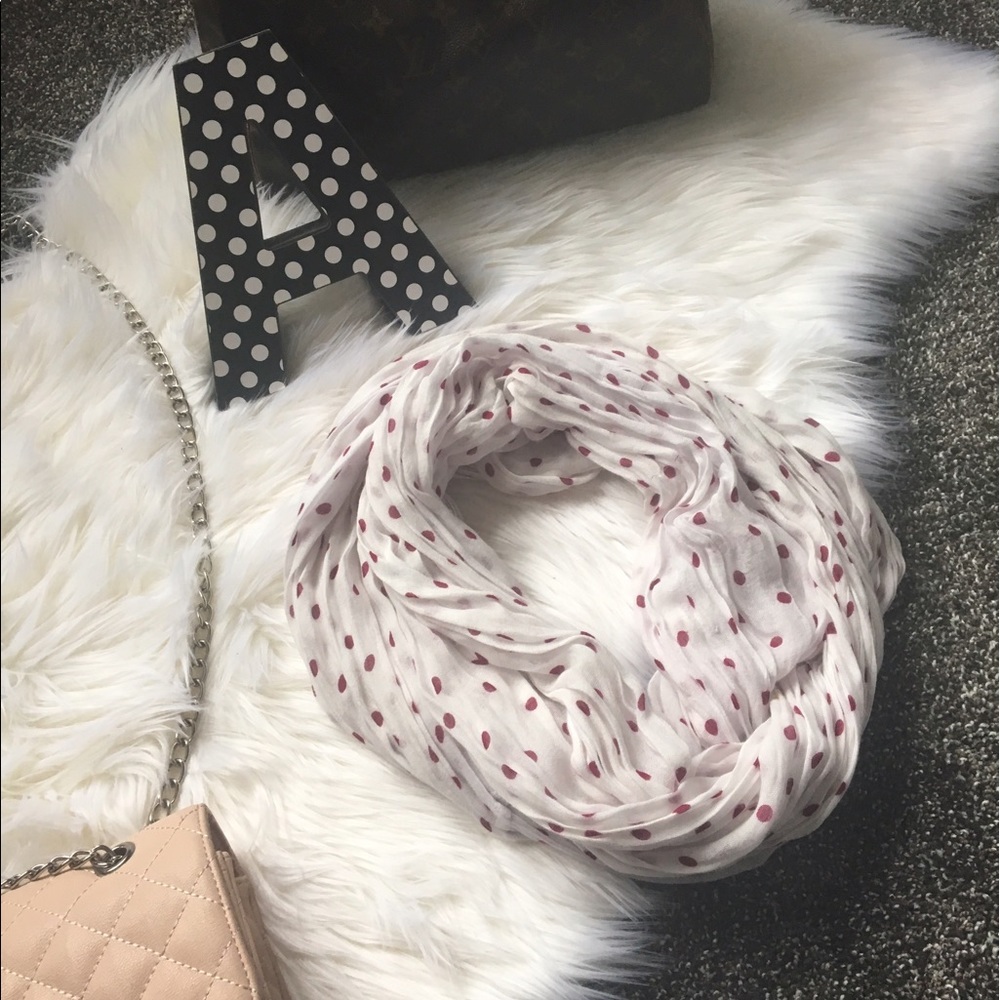 Polka dot scarf