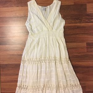 White Crochet Maxi Dress