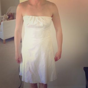 White House Black Market White Dress