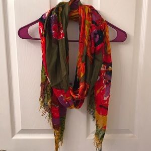 Beautiful Bright Floral Scarf