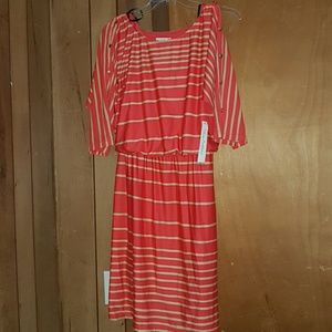 Olivia Matthews coral taupe