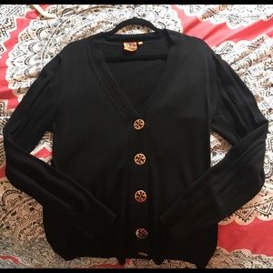 Tory Burch Logo Button Cardigan