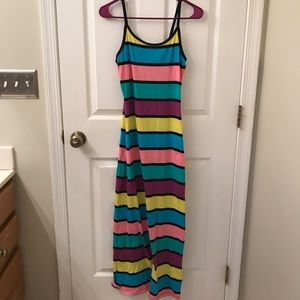 Color Block Maxi Dress