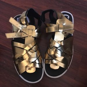 Circus by Sam Edelman gold sandals