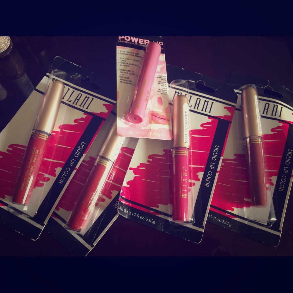 Milano lip glosses and nail polish