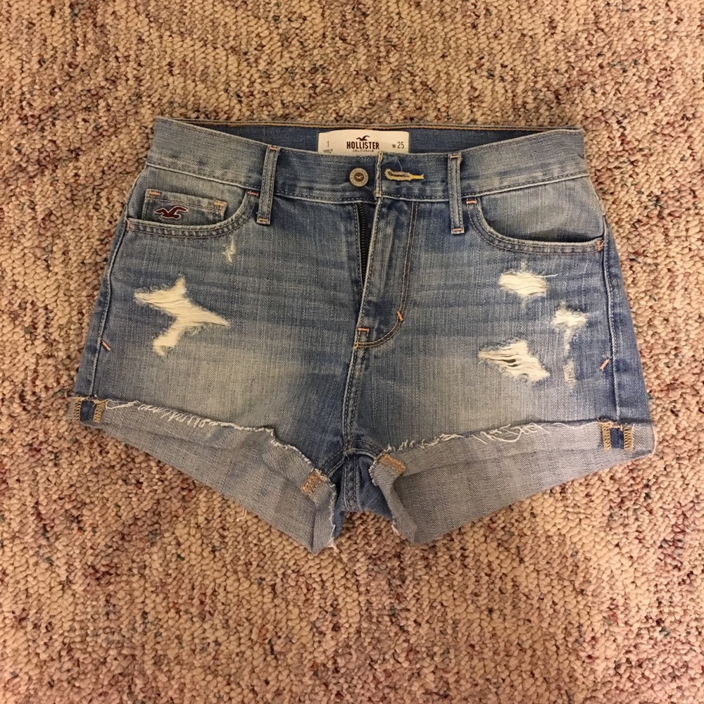 High waisted Jean Shorts