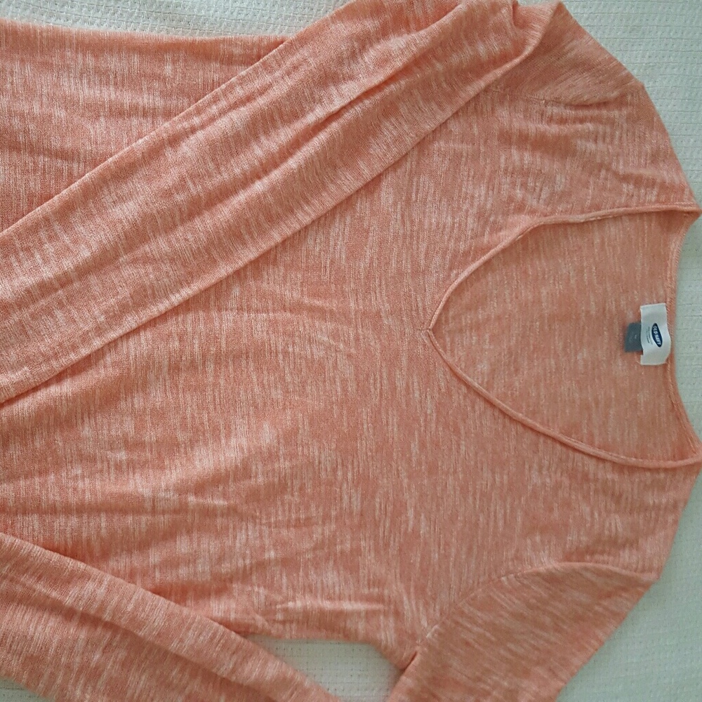 Coral thin sweater