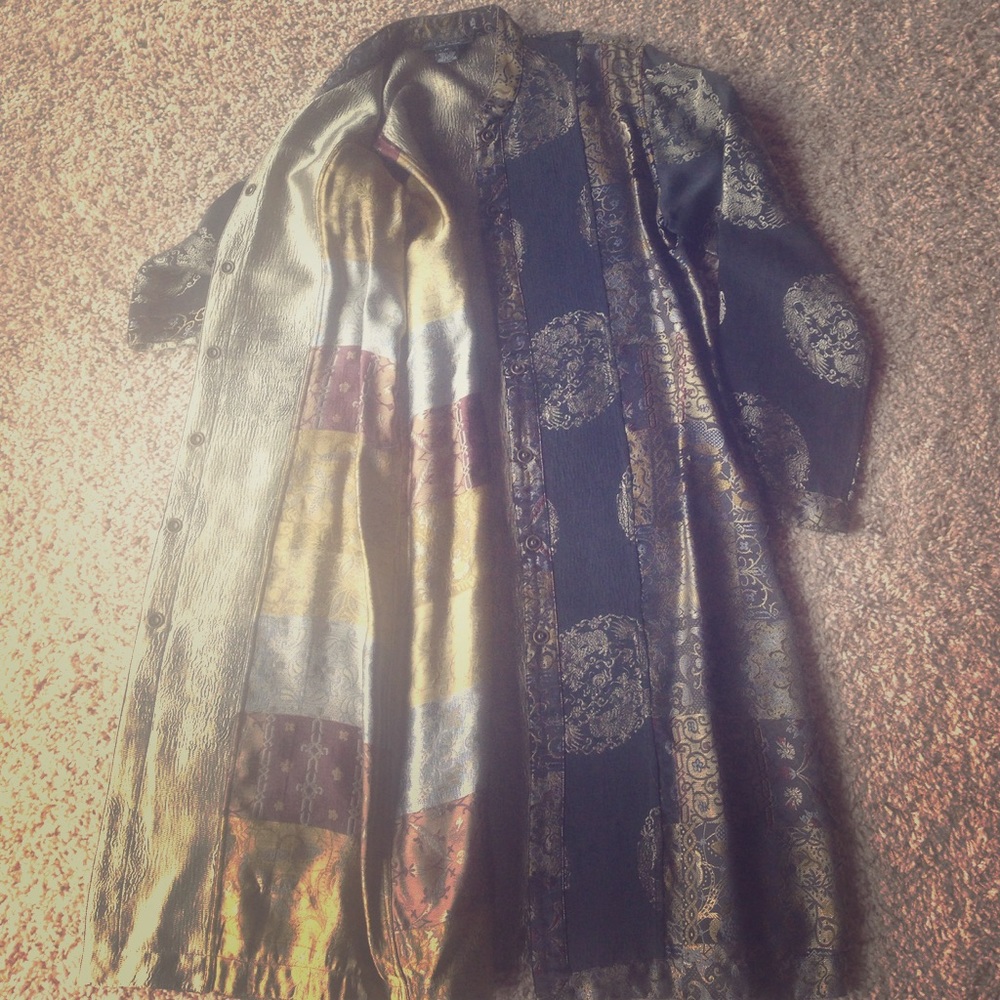 Reversible Chinese-style tunic