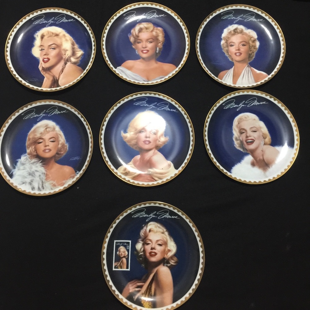 Marilyn Monroe Plates