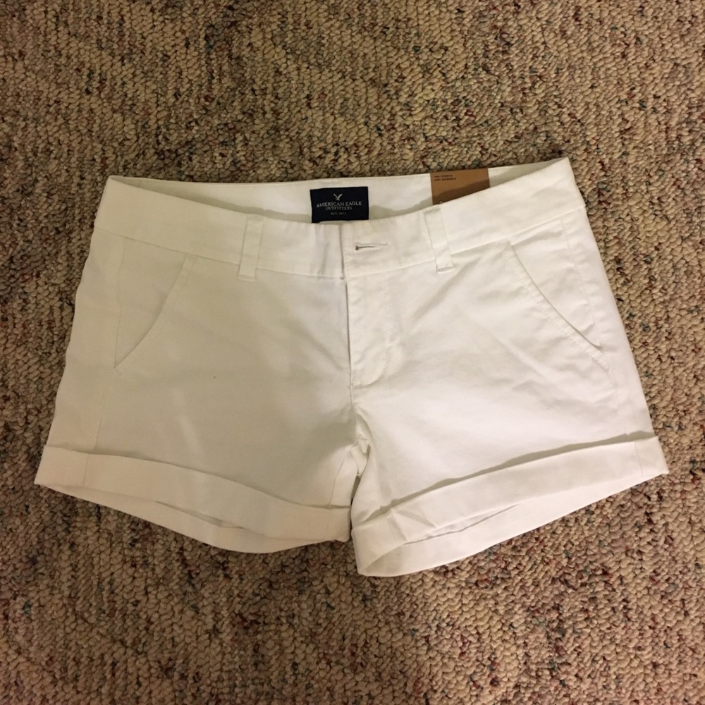 White AE shorts- never worn