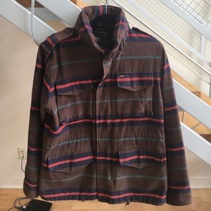 Men's Obey Propaganda Cotton Striped Jacket
