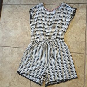 Striped romper