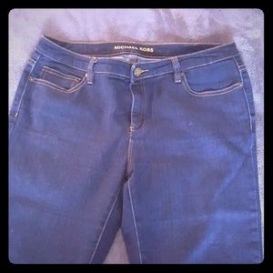 Deep blue Michael Kors denim crops Size 10