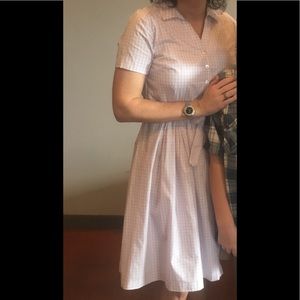 Isaac Mizhari for target M full skirt shirt dress