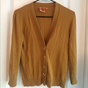 Tory Burch Burnt Orange Cardigan
