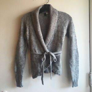 Wool knit wrap sweater. Divided by H&M