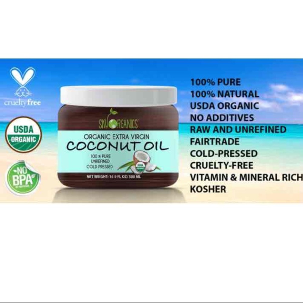 Sky Organics EV Coconut Oil 100% Organic