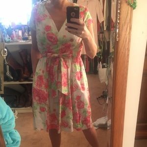 Issac Mizrahi for target floral midi dress 10