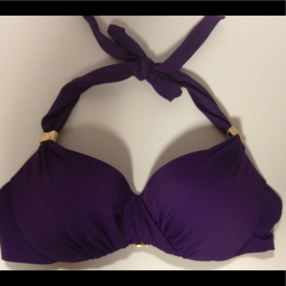 Victoria's Secret purple swim top 32B