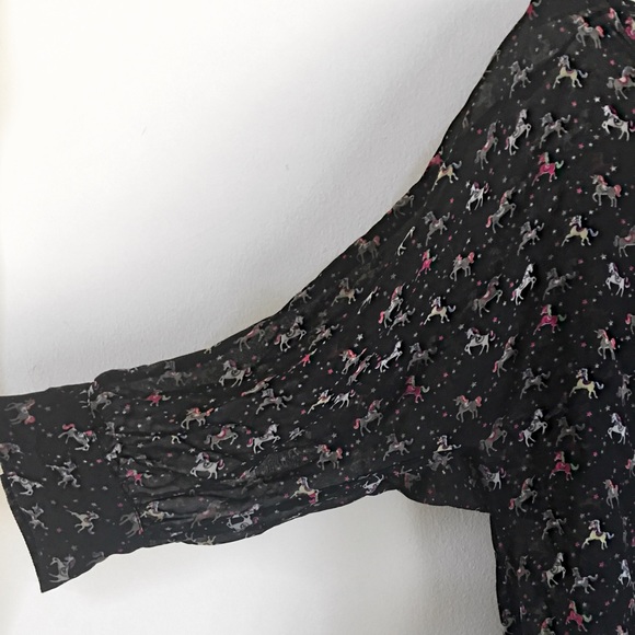 ModCloth sheer top - Picture 3 of 3