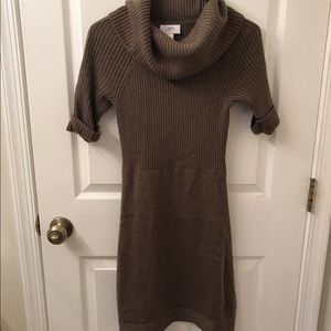 LOFT Short Sleeve Cowl Neck Sweater Dress