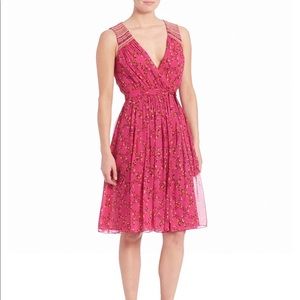 Diane Von FURSTENBERG Bali silk printed pink dress