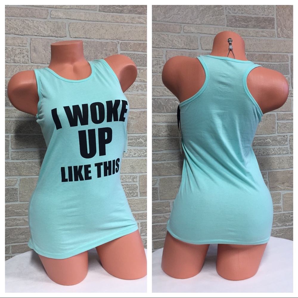 Girl Talk Racerback Tank Top