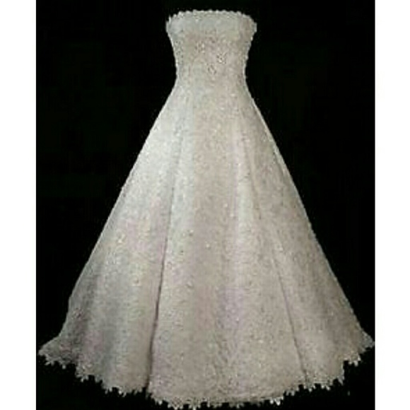 Bride Wedding Dress and Cape by Michaelangelo - Picture 1 of 4