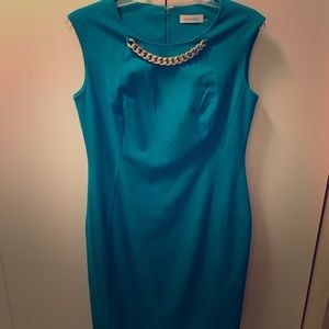 👗 Teal Calvin Klein Dress 👗