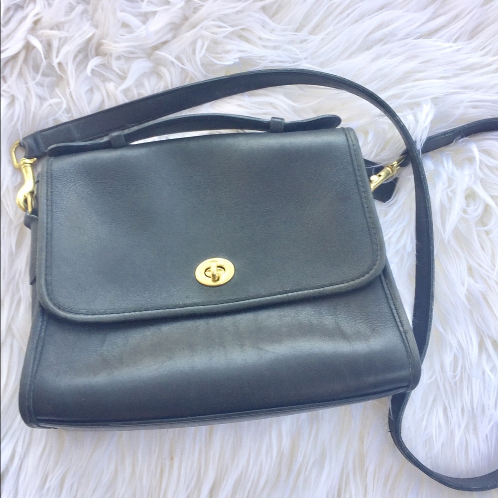 Vintage leather Coach Purse