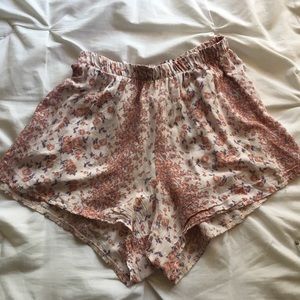 Flower print brandy shorts