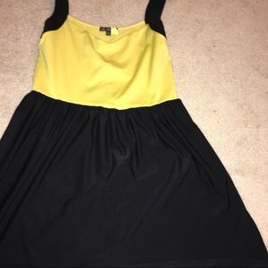 Black/Yellow Summer Dress