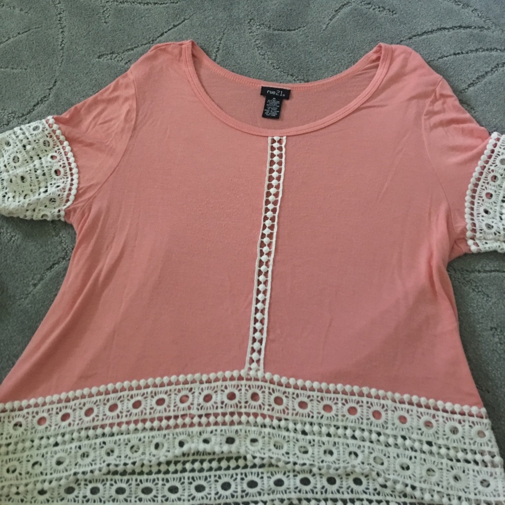 Peach shirt