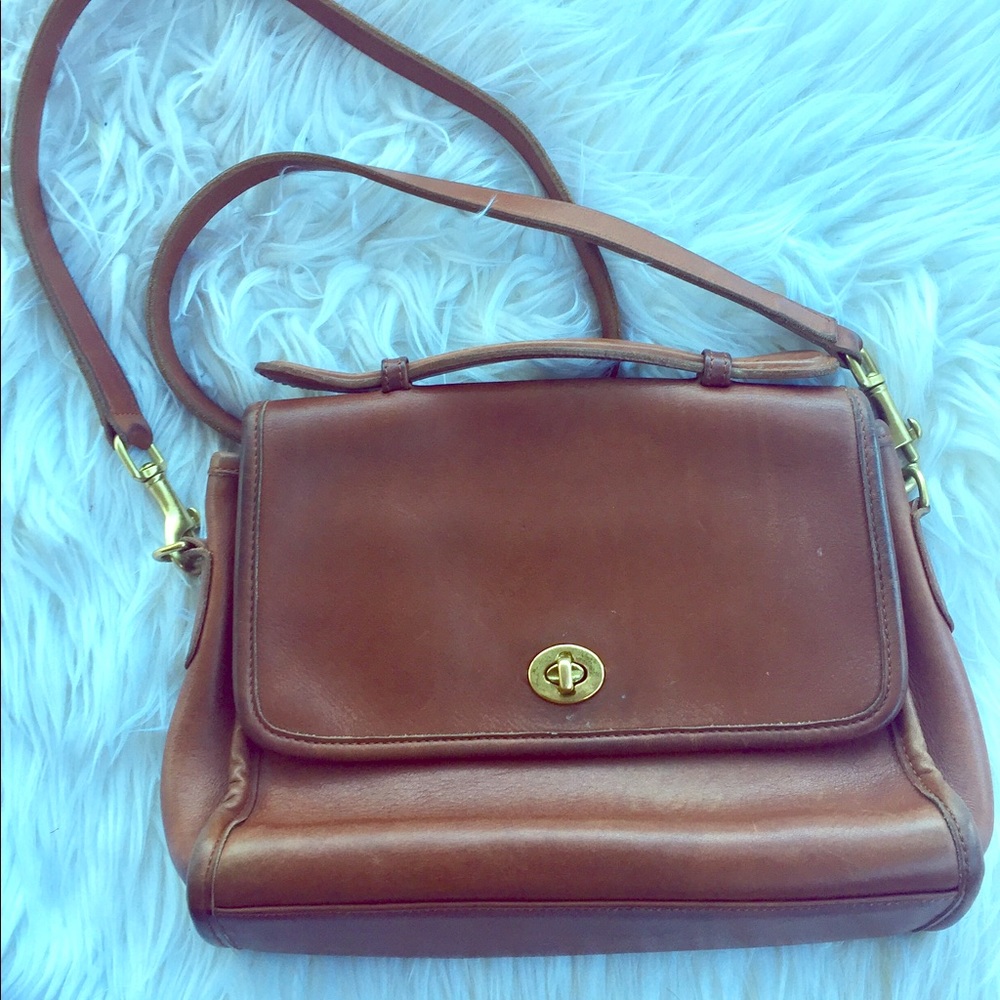 Vintage Leather Coach Purse