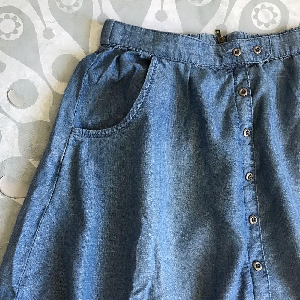 {Jolt} Juniors Tencel Skater Skirt - Picture 3 of 7