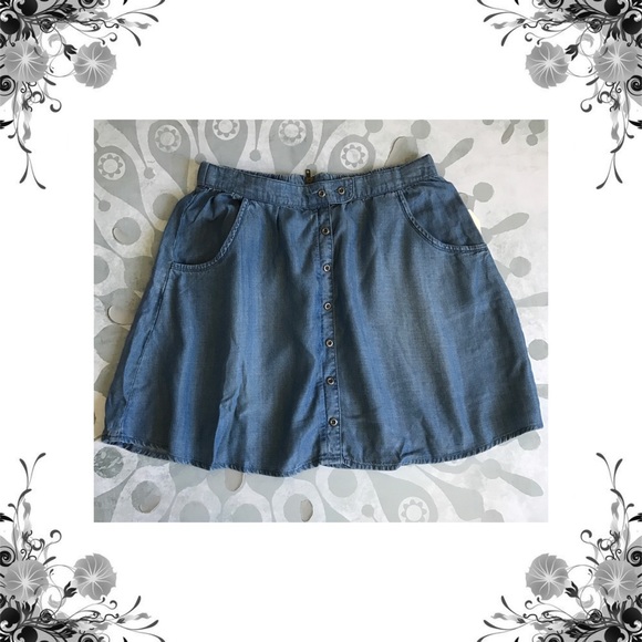 {Jolt} Juniors Tencel Skater Skirt - Picture 2 of 7