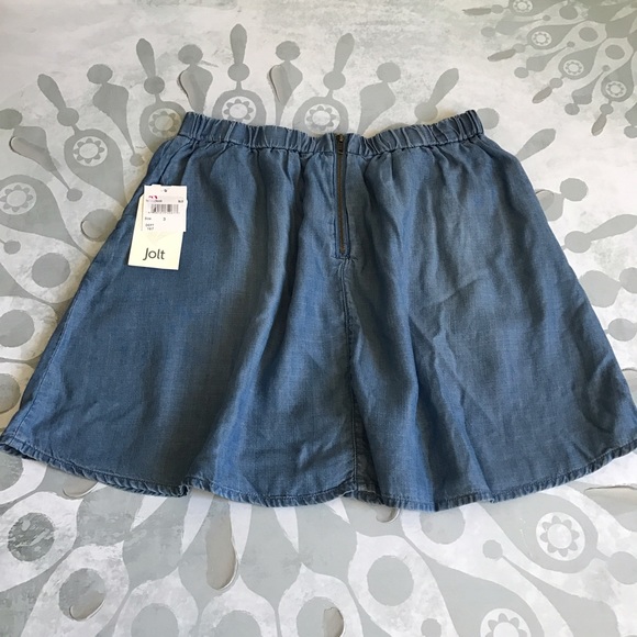 {Jolt} Juniors Tencel Skater Skirt - Picture 6 of 7