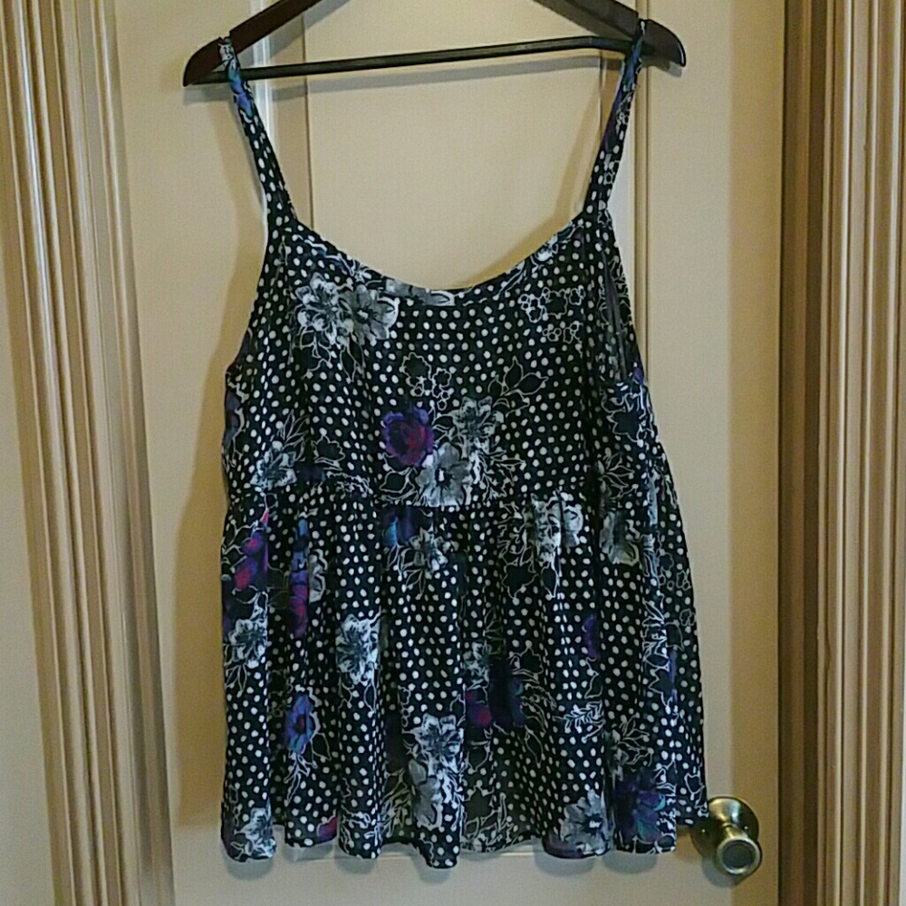 Torrid sheer baby doll sheer tank top Size 2